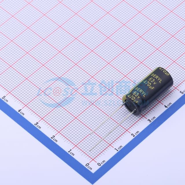 470uF ±20% 63V实物图