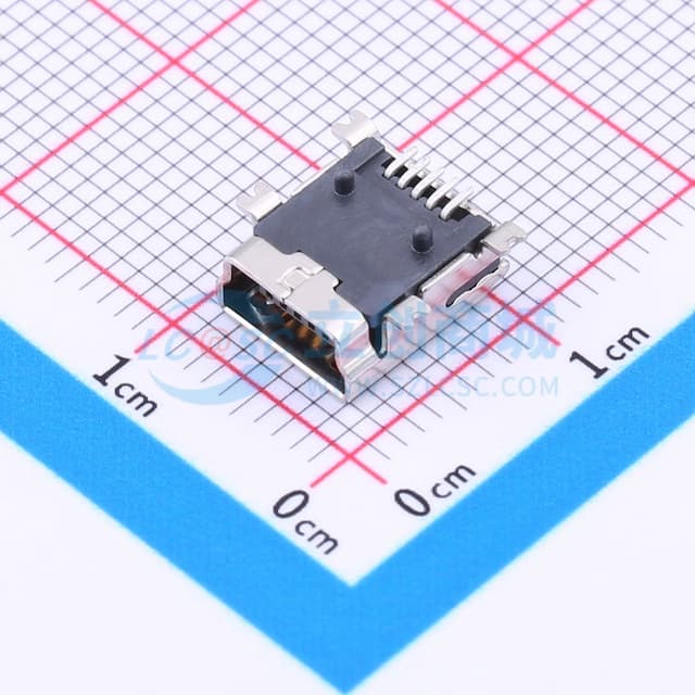 Mini-B 母 卧贴实物图