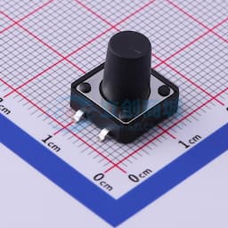 轻触开关12*12*12mm贴片四脚圆柄250gf缩略图