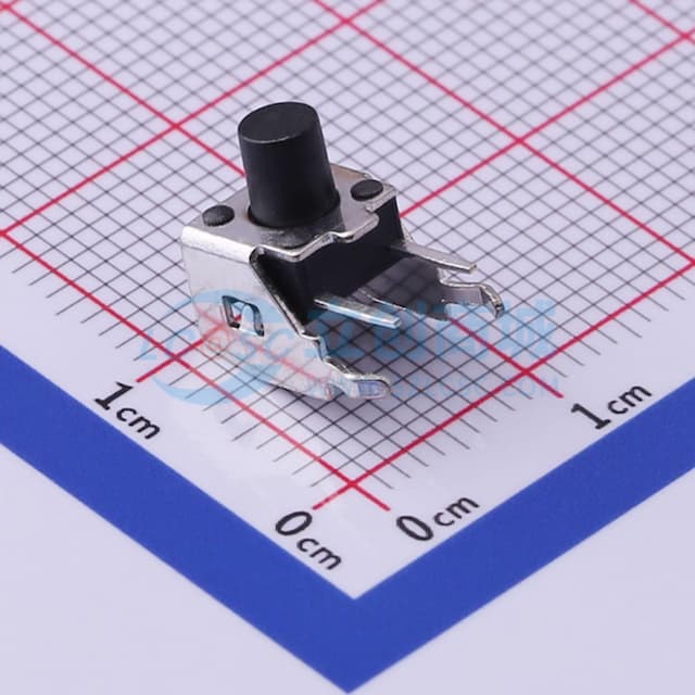 6*6*7.5mm 卧插 轻触开关 【轻触】实物图