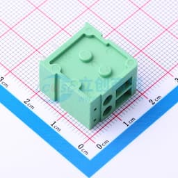 1x2P 5mm 直插 排数:1 每排P数:2 【插件】缩略图