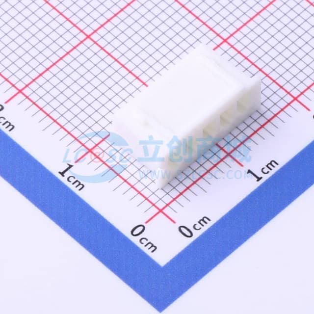 乳白色 1x5P 2.5mm实物图