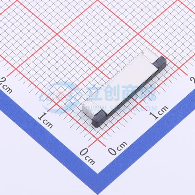 间距:0.5mm P数:24P 抽屉式 上接实物图