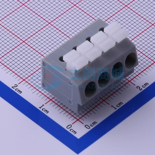 5mm 每排P数:4 排数:1 【插件】实物图