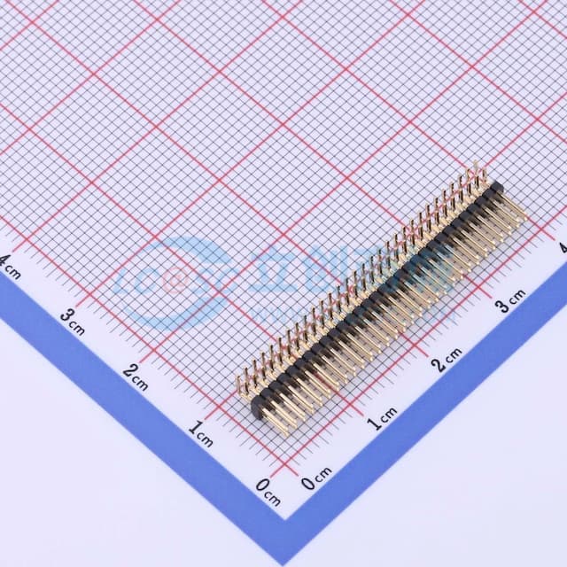2x30P 间距:1.27mm 方针实物图
