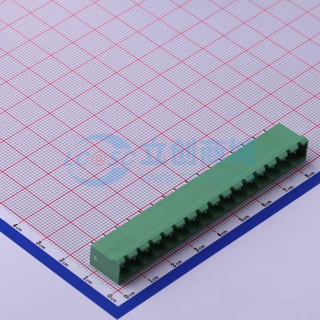 5.08mm 1x16P 排数:1 每排P数:16 【插件】实物图