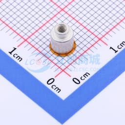 雄和远景，电路板表贴圆螺母柱，M2Xφ4.35X4+1.4，铁镀锡，编带装缩略图