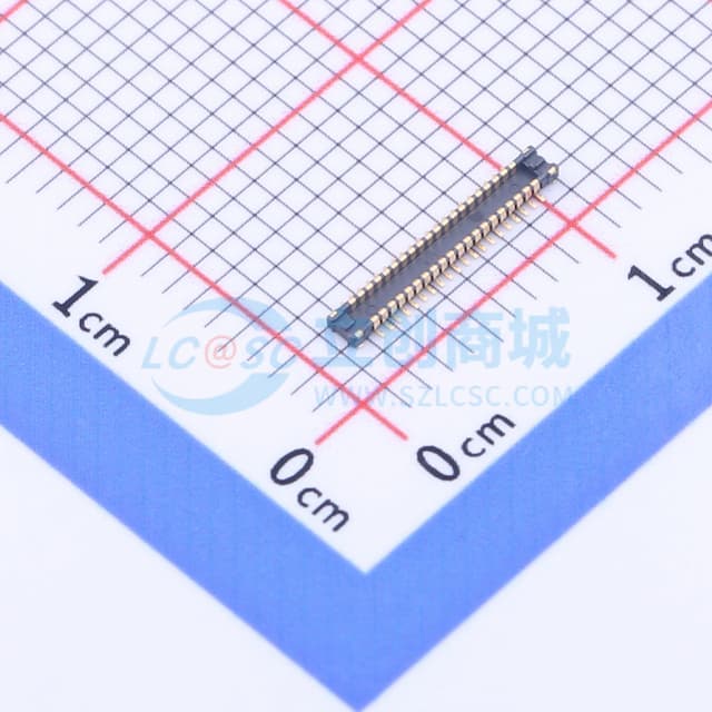 间距:0.4mm PIN:40P 公 立贴实物图