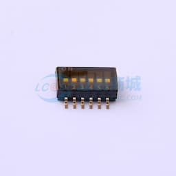 拨码开关黑色06P-6PIN间距1.27mm贴片正拨平拨6位SMD缩略图