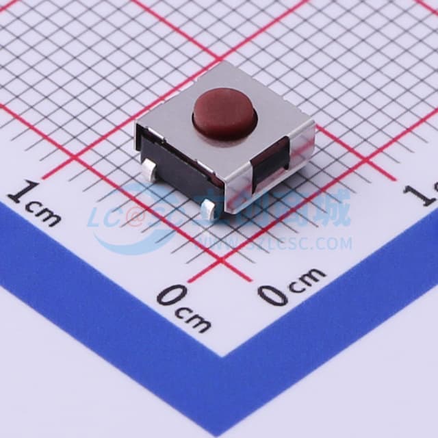 6.2*6.3*3.8mm 立贴 轻触开关实物图