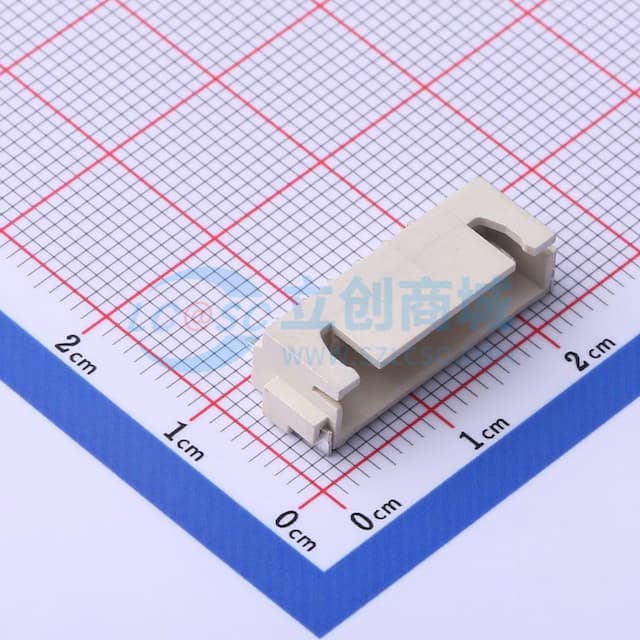 1x7P 间距:2.5mm 卧贴 系列:XH实物图