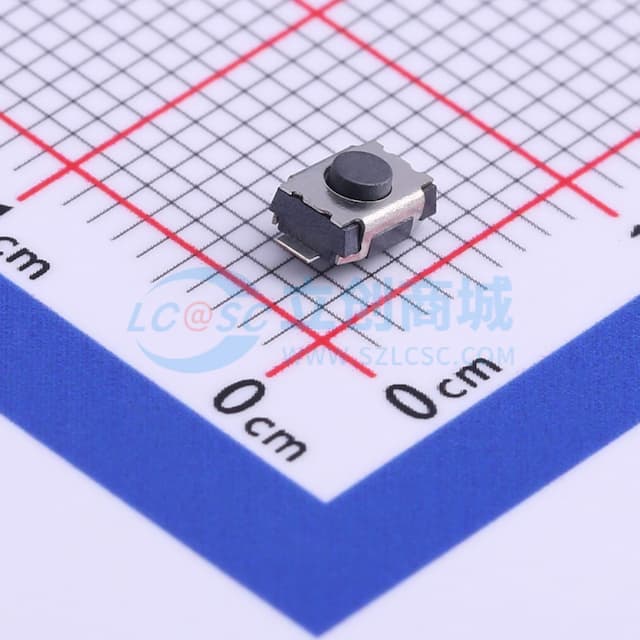 4*3*2mm 立贴 轻触开关实物图