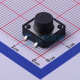 轻触开关12*12*7.5mm贴片四脚圆柄250gf缩略图