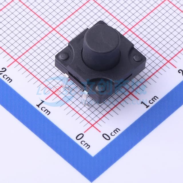 12*12*9mm 直插 轻触开关 【插件】实物图