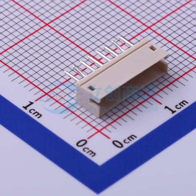 1x8P 间距:1.5mm 直插 系列:ZH 【插件】实物图
