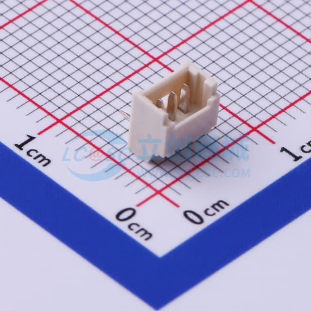 1x3P 间距:1.25mm 弯插 系列:PicoBlade(MX 1.25) 【插件】实物图