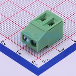 1x2P 5mm 直插 排数:1 每排P数:2 【螺钉】缩略图