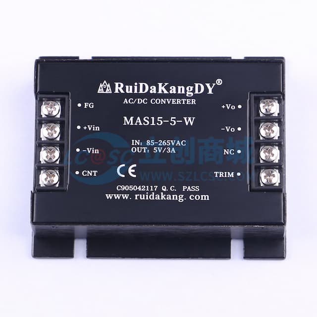 高可靠性高效率10-20W AC-DC电源模块实物图