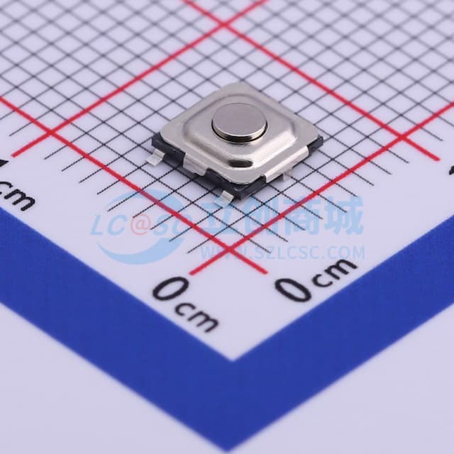 5.2*5.2*1.5mm 立贴 轻触开关实物图