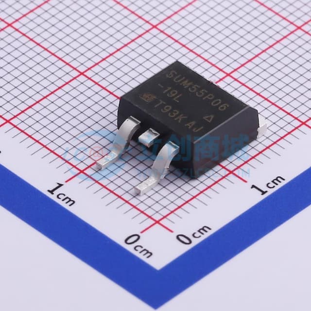 SUM55P06-19L-E3实物图
