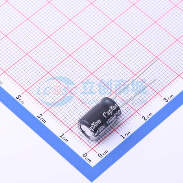 【插件】100uF ±20% 50V实物图