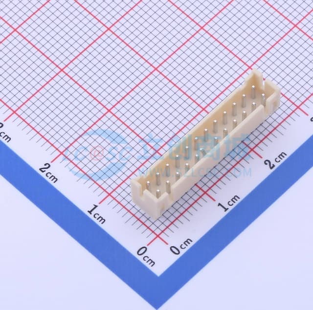 2x12P 间距:2mm 直插【插件】实物图