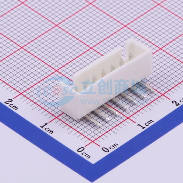 1x7P 间距:2.5mm 弯插 【插件】实物图