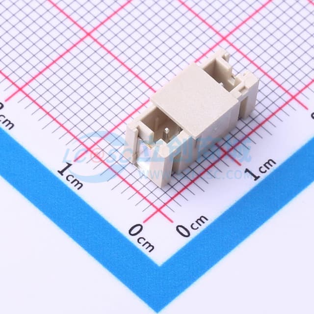 1x5P 间距:2mm 立贴 系列:PH实物图