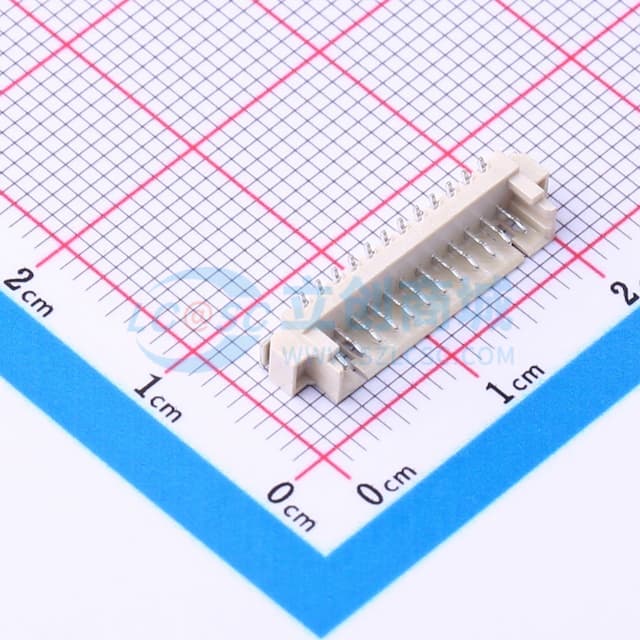 1x12P 间距:1.25mm 立贴实物图