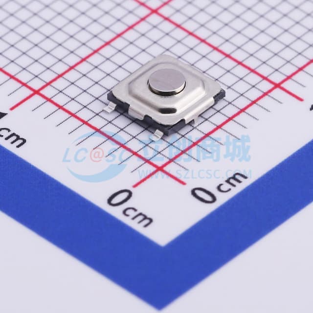 5.2*5.2*1.5mm 立贴 轻触开关实物图