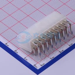 白色半透明 2x9P 间距:4.2mm 弯插【插件】缩略图