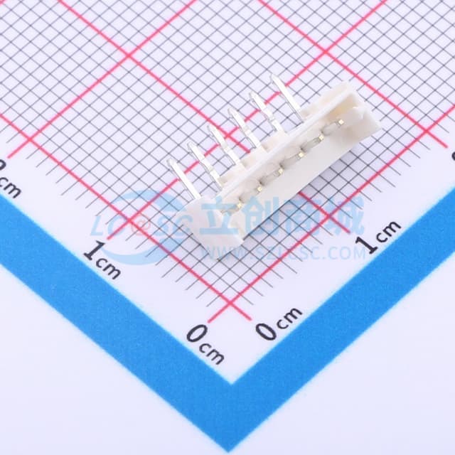 【插件】1x6P 间距:2mm 弯插实物图