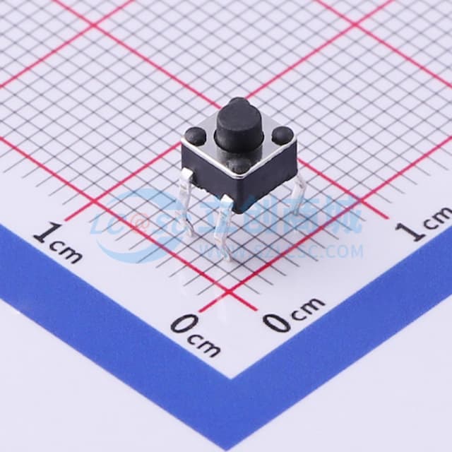 4.5*4.5*4.3mm 直插 轻触开关 【轻触】实物图