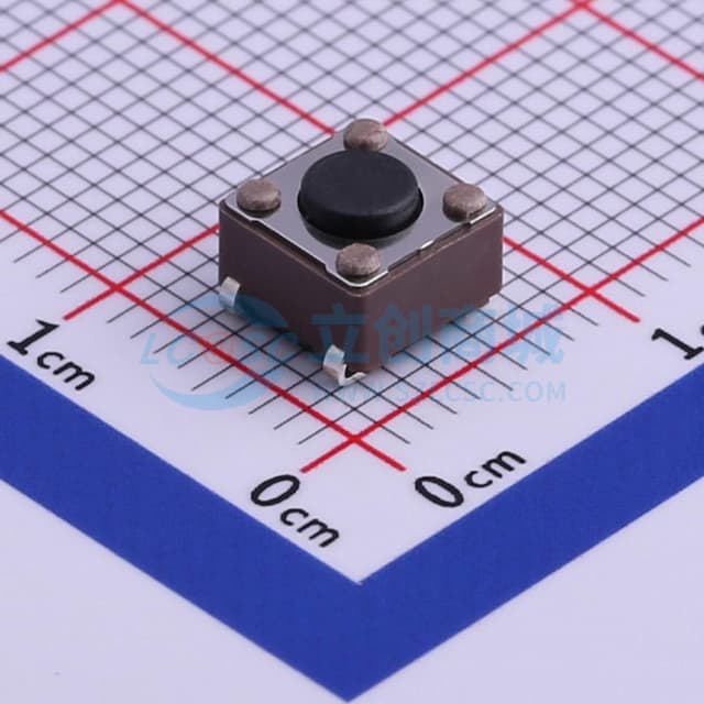 6*6*4.3mm 立贴 轻触开关实物图