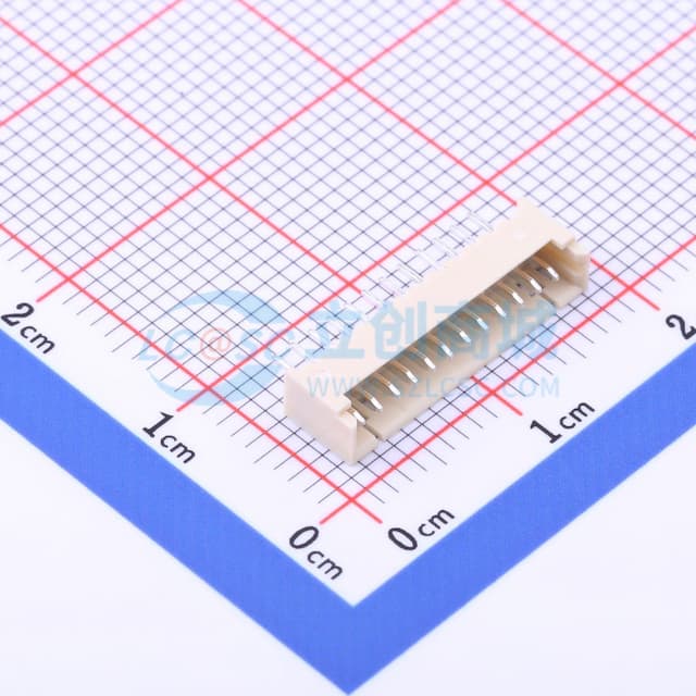 1x12P 间距:1.25mm 直插 系列:PicoBlade(MX 1.25) 【插件】实物图