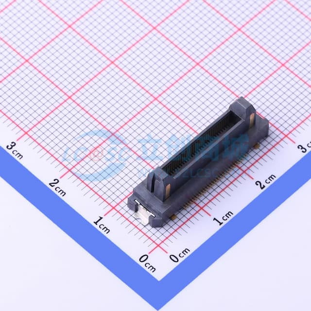 间距:0.5mm PIN:60P 公 立贴实物图