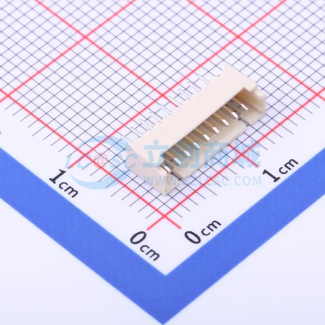 1x9P 间距:1.25mm 直插 系列:PicoBlade(MX 1.25) 【插件】实物图