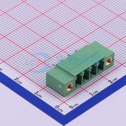 3.81mm 1x4P 排数:1 每排P数:4 螺丝固定 【插拔】缩略图