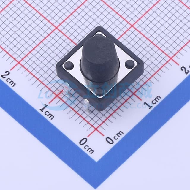 12*12*9.5mm 直插 轻触开关 【插件】实物图