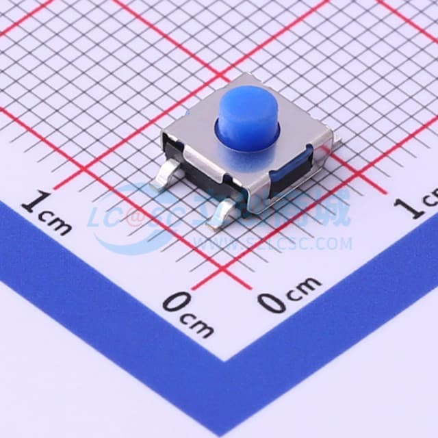 6.2*6.2*4.3mm 立贴 轻触开关实物图