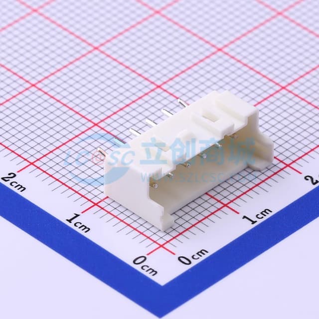 1x6P 间距:2.5mm 直插 【插件】实物图
