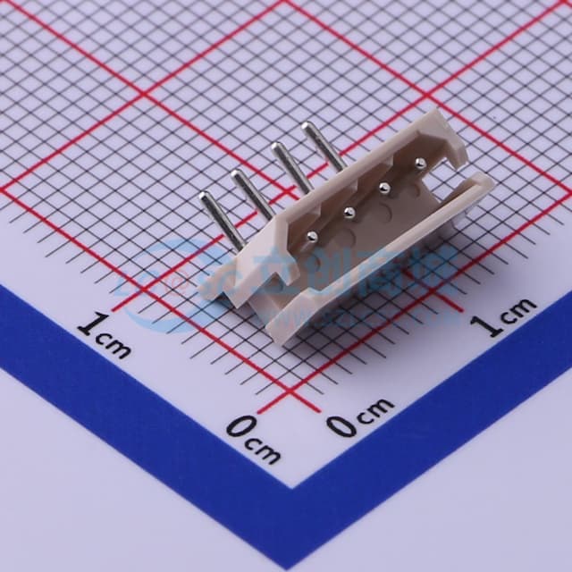 1x4P 间距:2.5mm 弯插 系列:Mini-SPOX(5264) 【插件】实物图