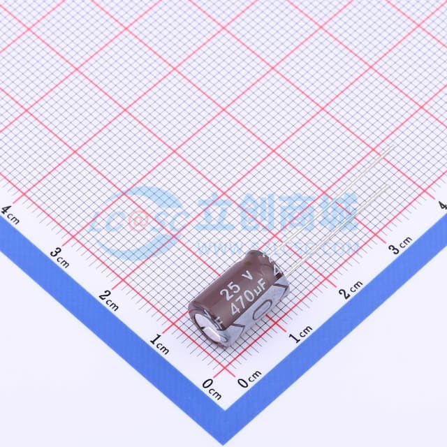 【插件】470uF ±20% 25V实物图