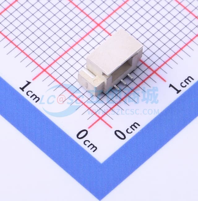 1x3P 间距:1.25mm 立贴实物图
