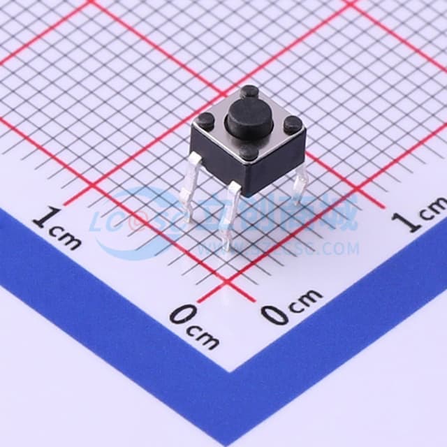4.5*4.5*3.8mm 直插 轻触开关 【轻触】实物图