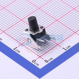 轻触开关6*6*8.5插件带支架按键四脚侧按250gf 【轻触】缩略图