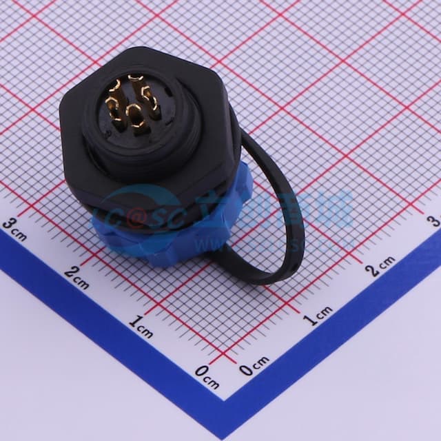 JH1312P-5后螺母插座实物图