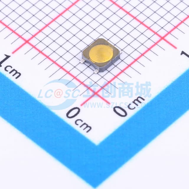 3.1*3.1*0.85mm 立贴 轻触开关实物图