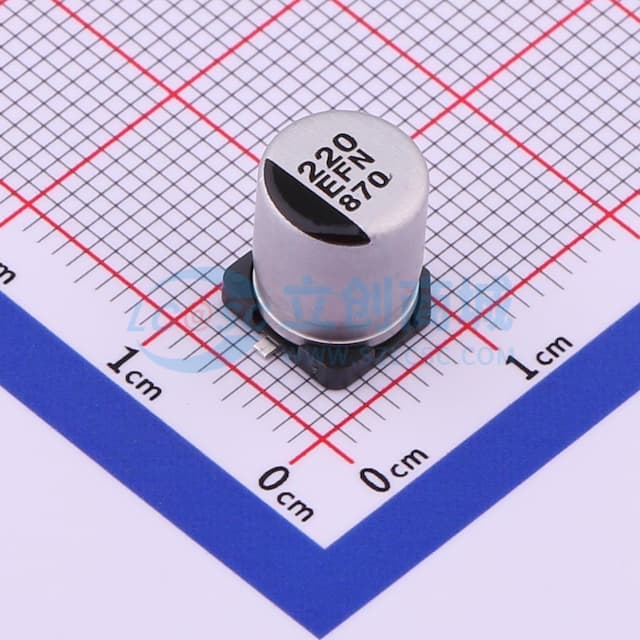 220uF ±20% 25V实物图
