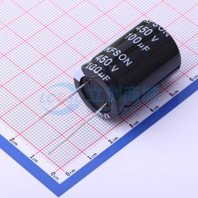 100uF ±20% 450V实物图